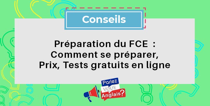 test FCE anglais