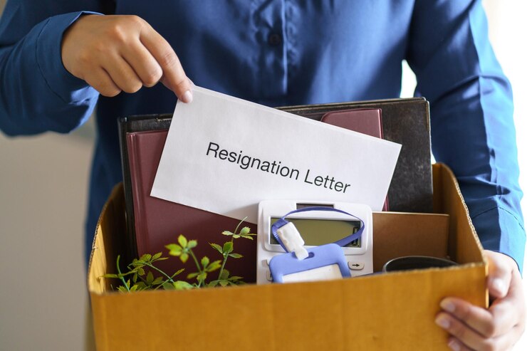 lettre de démission en anglais